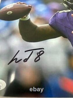 Lamar Jackson Baltimore Ravens Autographed Signed 8x10 Photo JSA COA