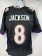 Lamar Jackson Baltimore Ravens Autographed Signed Jersey Black JSA Certified