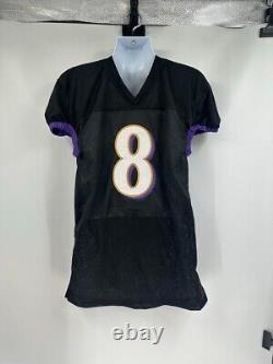 Lamar Jackson Baltimore Ravens Autographed Signed Jersey GAME CUT JSA BLACK