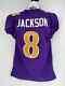 Lamar Jackson Baltimore Ravens Autographed Signed Jersey GAME CUT JSA PURPLE