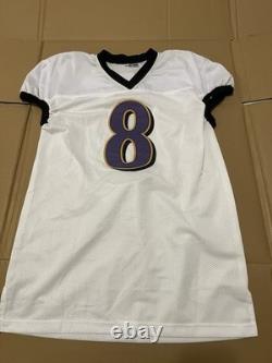 Lamar Jackson Baltimore Ravens Autographed Signed Jersey Game Cut Style JSA COA