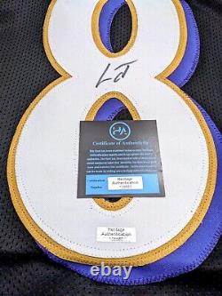 Lamar Jackson Baltimore Ravens Autographed Signed Jersey XL COA