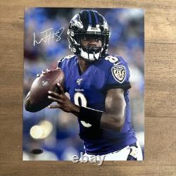 Lamar Jackson Baltimore Ravens Signed/Autographed 8xx10 Photo With COA