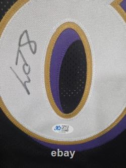 Lamar Jackson Baltimore Ravens Signed Autographed Black Jersey WithCOA