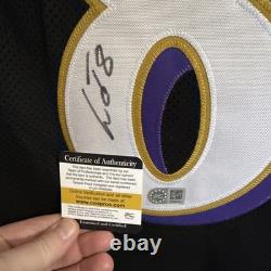 Lamar Jackson Baltimore Ravens Signed Autographed Black Jersey WithCOA