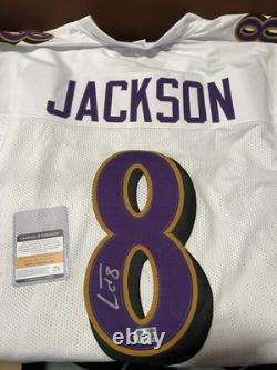 Lamar Jackson Baltimore Ravens Signed / Autographed Custom Jersey With COA