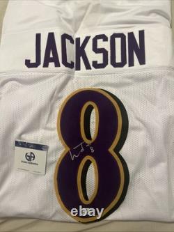 Lamar Jackson Baltimore Ravens Signed / Autographed Custom Jersey With COA