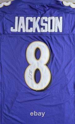 Lamar Jackson Baltimore Ravens Signed/Autographed Custom Jersey With COA