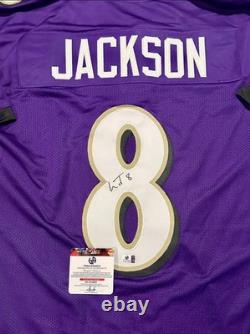 Lamar Jackson Baltimore Ravens Signed Autographed Jersey WithCOA