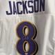 Lamar Jackson Baltimore Ravens Signed Autographed White XL Jersey WithCOA