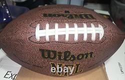 Lamar Jackson Baltimore Ravens Signed Autographed Wilson Football