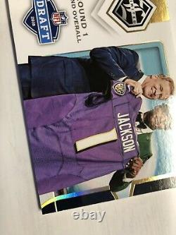 Lamar Jackson Rookie Auto 2018 Panini Limited Draft Day Booklet RC! /55