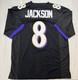 Lamar Jackson Signed Autographed #8 Jersey Baltimore Ravens NFL MVP 5 Star COA