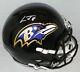Lamar Jackson Signed Autographed Baltimore Ravens Full Size Speed Helmet Jsa