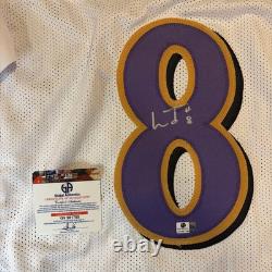 Lamar Jackson Signed / Autographed Custom Jersey with COA Baltimore Ravens