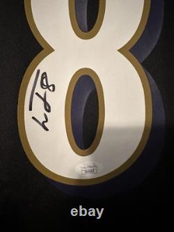 Lamar Jackson Signed/Autographed Nike Black Jersey JSA Baltimore Ravens