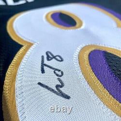 Lamar Jackson Signed Autographed Ravens Custom Home Jersey JSA COA NFL MVP