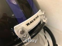 Lamar Jackson Signed Baltimore Ravens Full Size Helmet COA Holo Heisman Winner