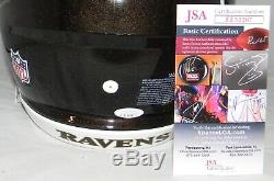 Lamar Jackson Signed Baltimore Ravens Full Size Speed Authentic Helmet Jsa