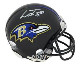 Lamar Jackson Signed Baltimore Ravens Riddell Mini Helmet JSA COA