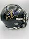 Lamar Jackson Signed Baltimore Ravens Speed Full Size Replica Helmet COA Holo