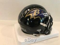 Lamar Jackson Signed Baltimore Ravens Speed Mini Helmet COA & Holograms