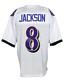 Lamar Jackson Signed Custom White Pro-Style Football Jersey JSA