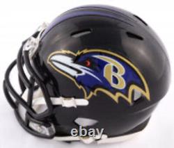 Lamar Jackson Signed Mini Helmet Helmet Speed Speed Football Helmet (JSA)