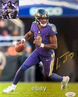 Lamar Jackson Signed Photo REPRINT PHOTO & COA NO FRAME 11x14