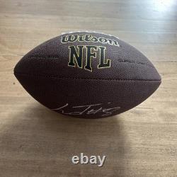 Lamar Jackson Signed Wilson Football Baltimore Ravens Autographed With COA