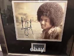 Large Michael Jackson Autograph Signed Photo Jackson 5 30 X 18 1/2