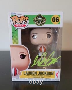 Lauren Jackson Signed Autographed Rookie Funko Pop Seattle Storm WNBA Holo & COA