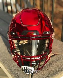 Louisville Cardinals Game Worn Used Football Helmet Signed Lamar Jackson JSA Ali