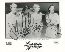 Luscious Jackson Signed Photograph by 4