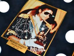 MICHAEL JACKSON AUTOGRAPH Signed RARE Photo, Lighted Frame, UACC RD#228 COA
