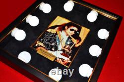 MICHAEL JACKSON AUTOGRAPH Signed RARE Photo, Lighted Frame, UACC RD#228 COA
