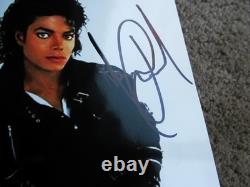 MICHAEL JACKSON AUTOGRAPHED 8X10 withCOA