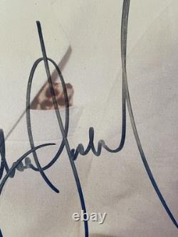 MICHAEL JACKSON AUTOGRAPHED SIGNED THRILLER LP AND LARGE SHEET withBECKETT LOA