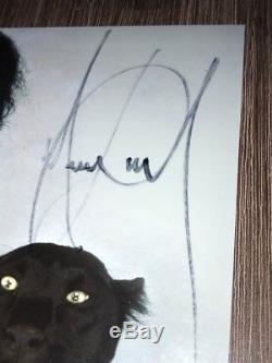 MICHAEL JACKSON Autogramm auf Farbfoto Matt ca. 20x15 cm SIGNED AUTOGRAPH