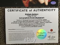 MICHAEL JACKSON Autograph Signed Photo 8x10 COAs Guaranteed To Pass PSA + OTHERS