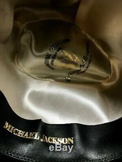 MICHAEL JACKSON FEDORA HAT GOLDEN GATE WORLD TOUR 1987/88 no signed