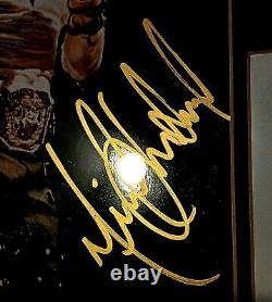 MICHAEL JACKSON Hand Signed YOU ROCK MY WORLD Autographed PHOTO & CD Framed RARE