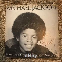 MICHAEL JACKSON LP album SIGNED LP coa + PROOF