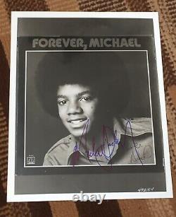 MICHAEL JACKSON SIGNED 8x10 PHOTO WITH COA from frasers auction, EARLY AUTOGRAPH