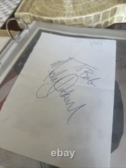 MICHAEL JACKSON SIGNED AUTOGRAPH Cut Dated 1/17/78 Extremely Bold Rare