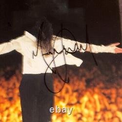 MICHAEL JACKSON Signed 8 X 10 Concert PHOTO BAS Beckett Auth & Encapsulated