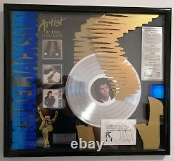 MICHAEL JACKSON Signed Artist Of The Decade