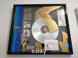 MICHAEL JACKSON Signed Artist Of The Decade