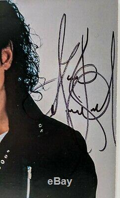 MICHAEL JACKSON Signed Autograph 11x14 Photo PSA LOA Beat it BAD