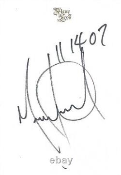 MICHAEL JACKSON Signed Autograph 5.5x8 Hotel Stationary JSA LOA & PSA DNA